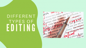 Different Types of Book Editing