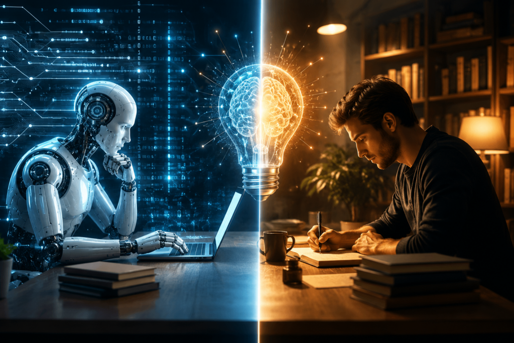 ai vs human writing