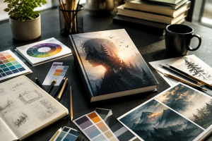 how to design the cover of a book